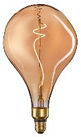 Glödlampa LED Drop Guld